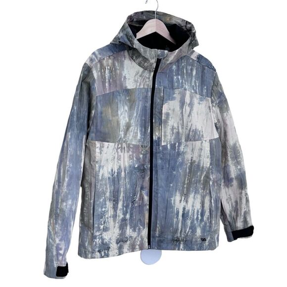 VRST Men’s Large Tie Dye Rain Jacket Multi Tie Dye Sz M - Picture 2 of 11